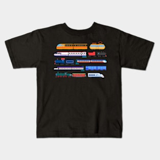 The Kids' Picture Show Railway Vehicles Kids T-Shirt